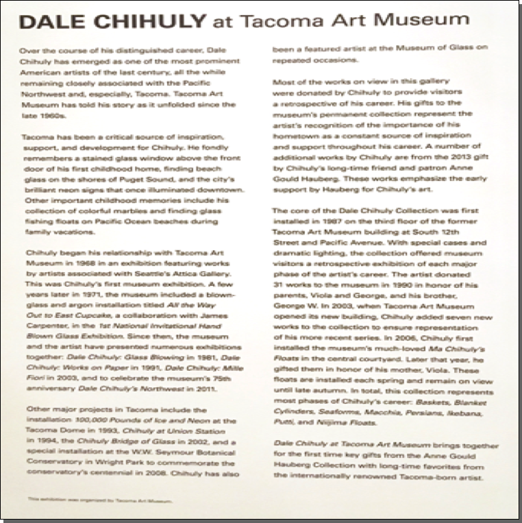 Facts about Dale Chihuly