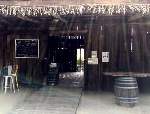 Entrance to the barn - was used for wedding receptions, etc. before Covid-19.